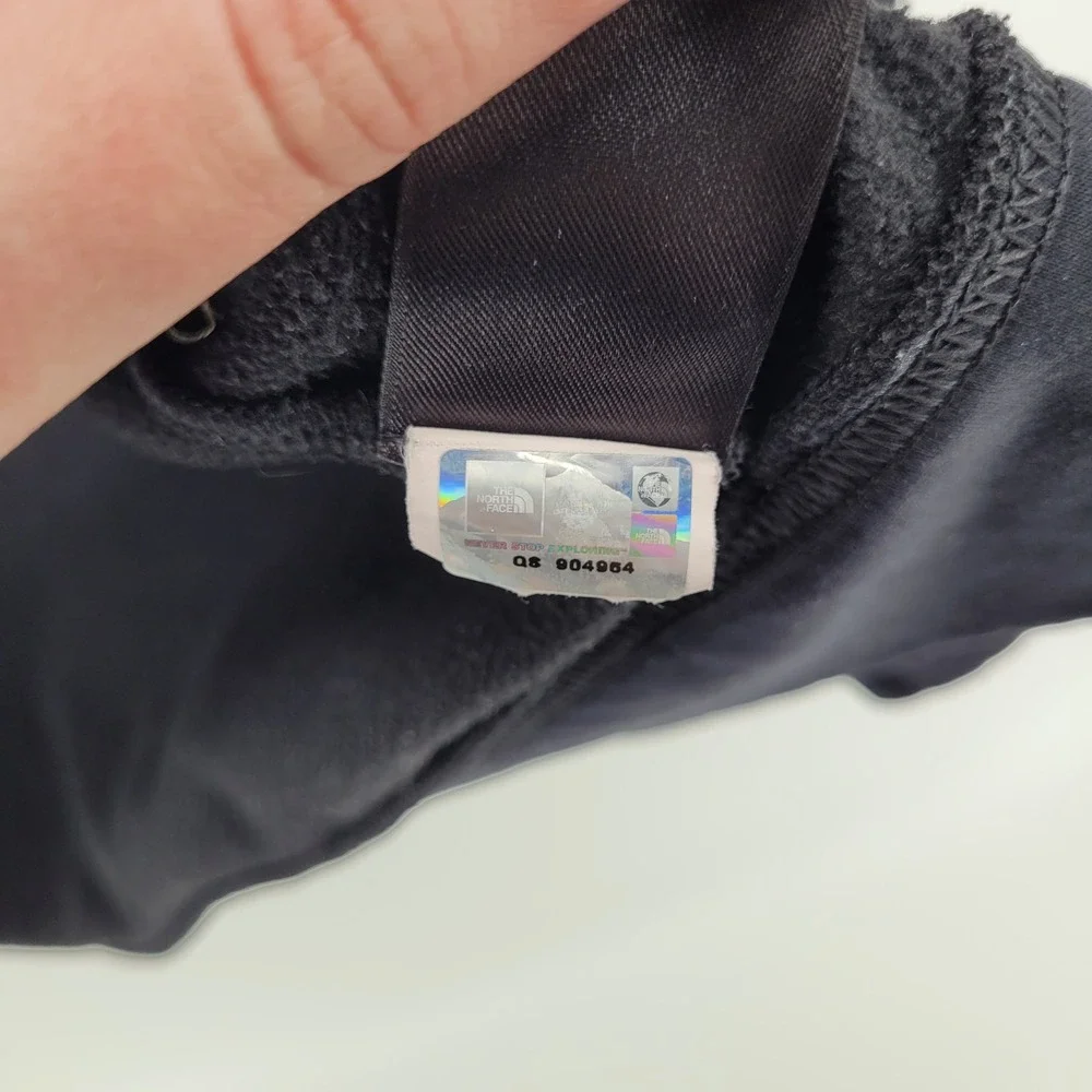 The North Face Mountain Athletics Mens Medium Black Zip Fleece Hoodie Jacket‎